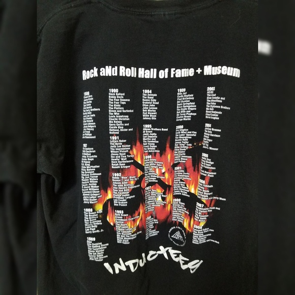 Rock and roll hall of fame tee shirts Clearance